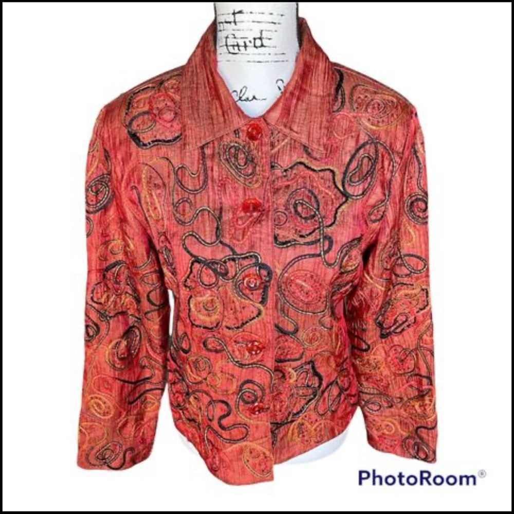 Vintage anage shirt jacket
